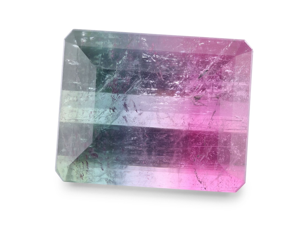[UMOS1705X7] Watermelon Tourmaline 17.3x13.85mm Emerald Cut