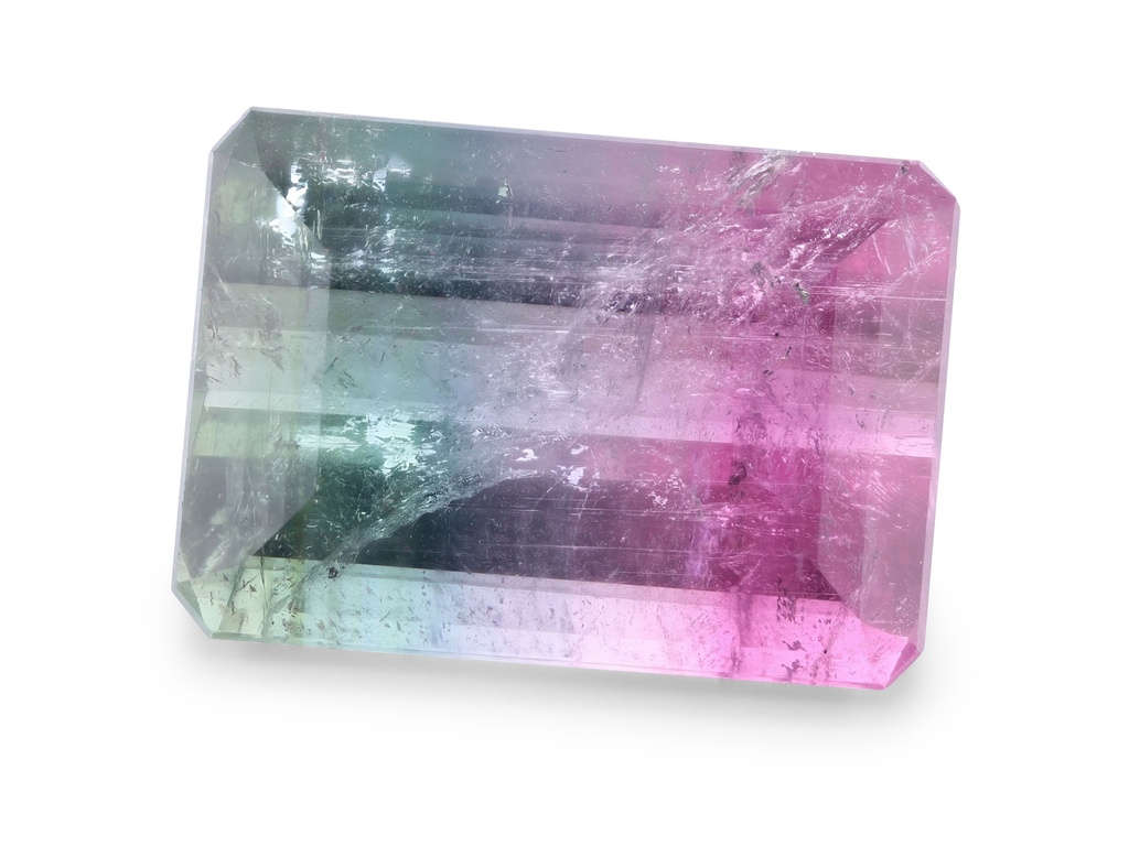 [UMOS1705X9] Watermelon Tourmaline 16.9x11.9mm Emerald Cut