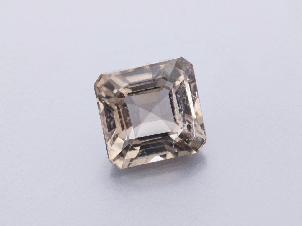 Brown Tourmaline 6.2x6mm Square Emerald Cut