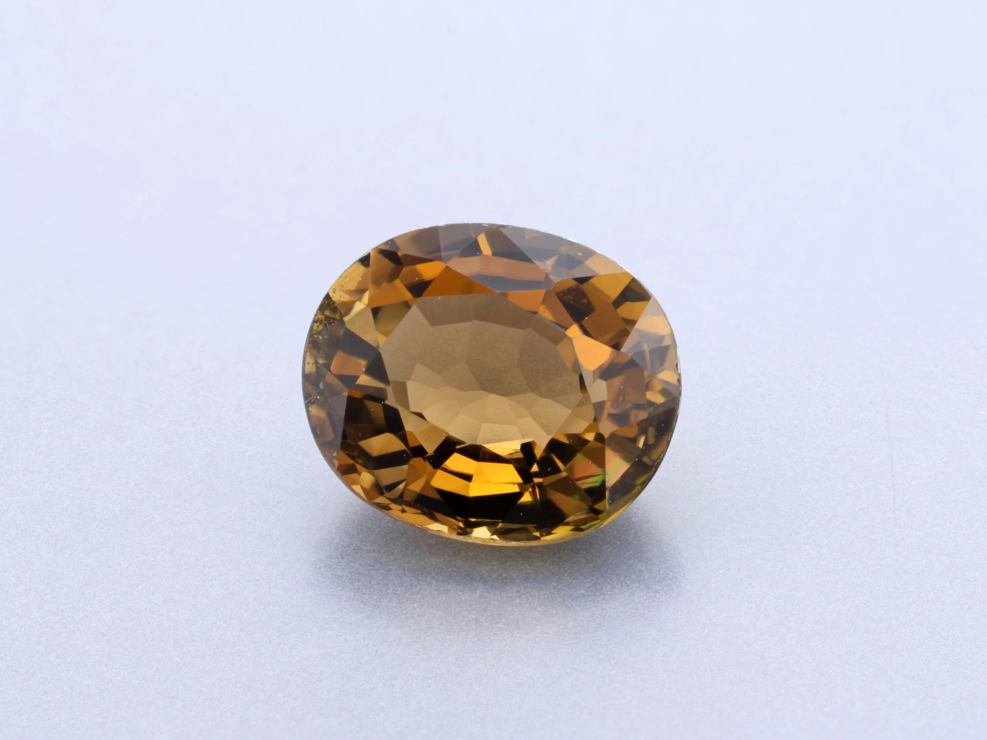 Brown Tourmaline 7.35x6.3mm Oval