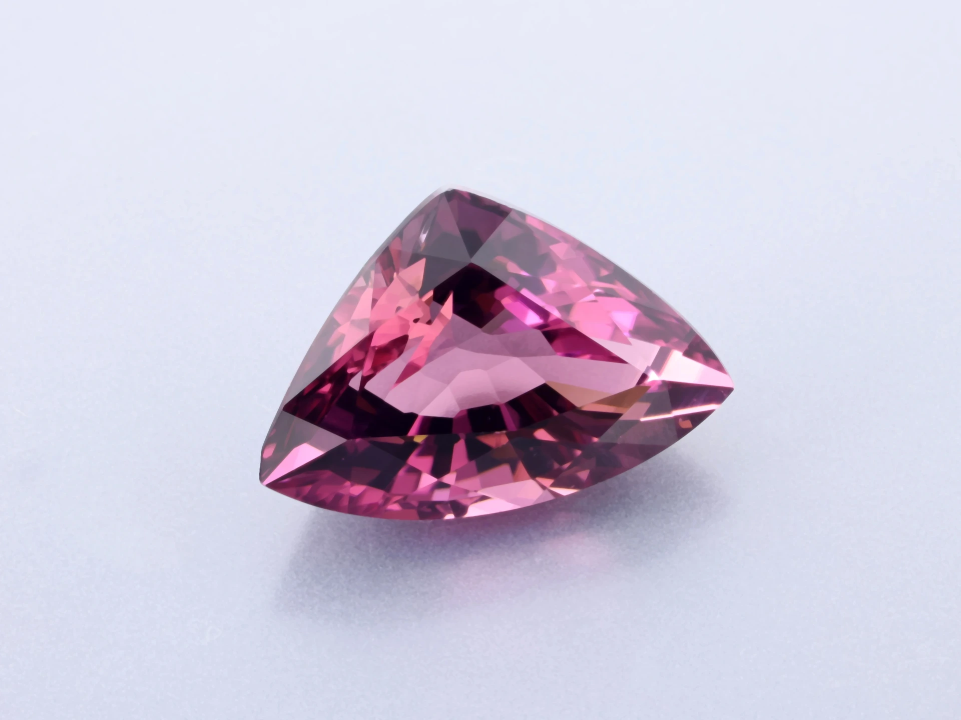 Pink Tourmaline 10.9x7.5mm Triangular Free Form