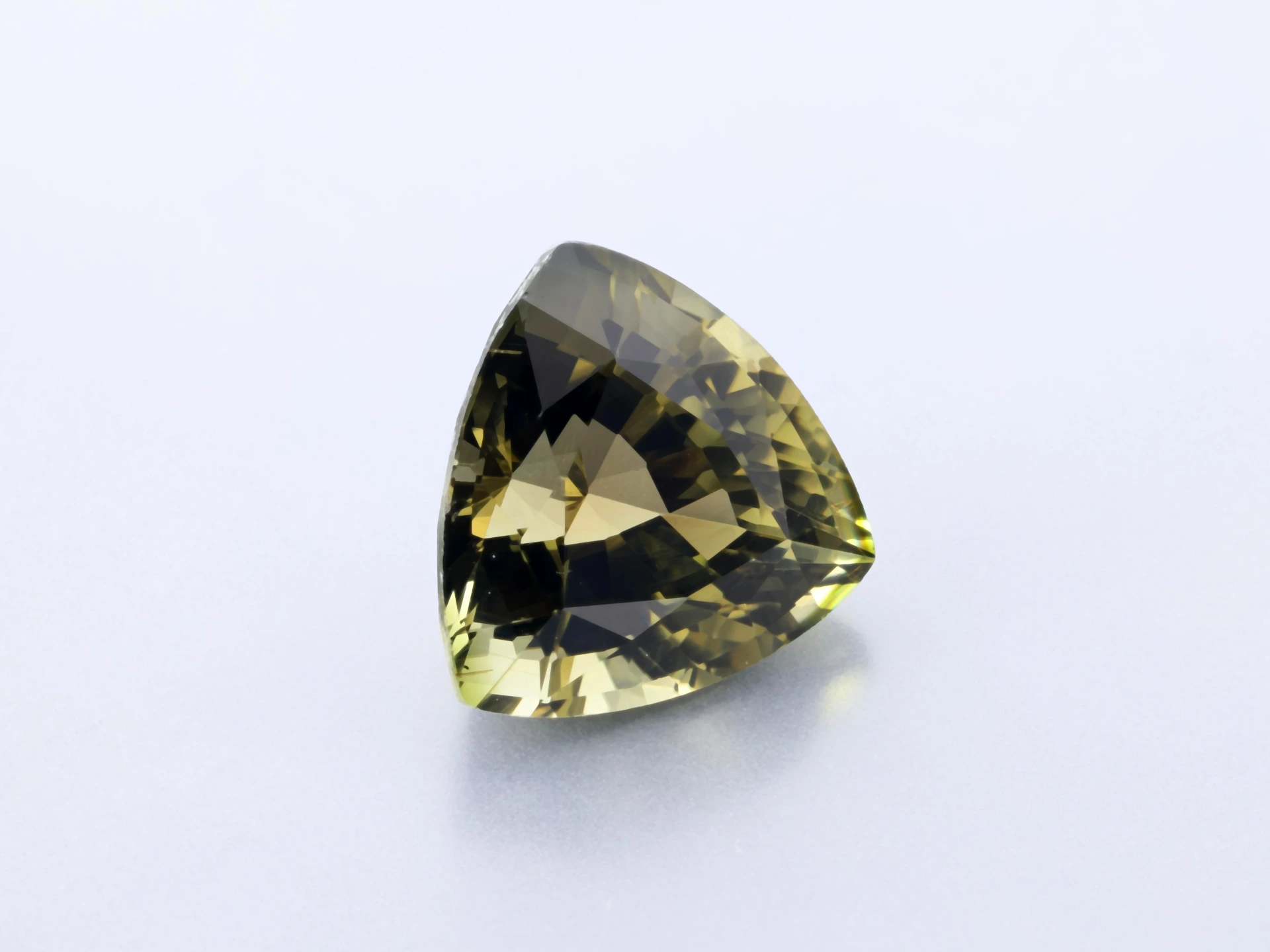 Bi Colour Tourmaline 8.90mm Trilliant