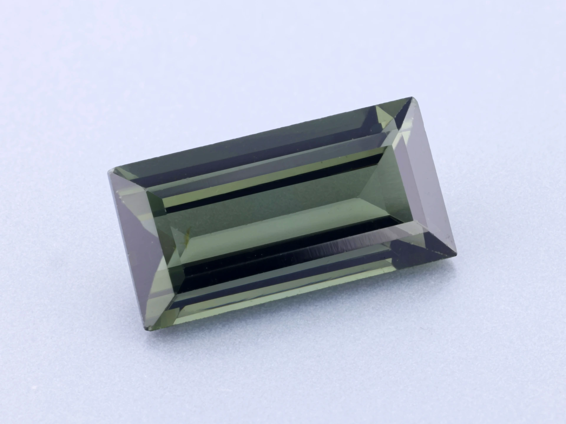 Green Tourmaline 12.1x6.2mm Baguette