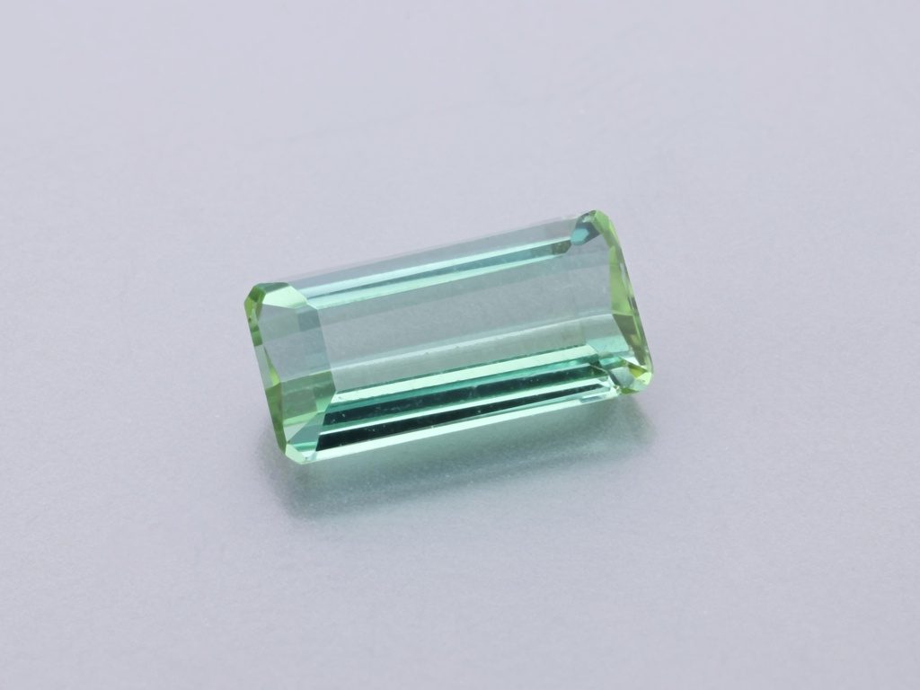 Green Tourmaline 7.9x4mm Emerald Cut
