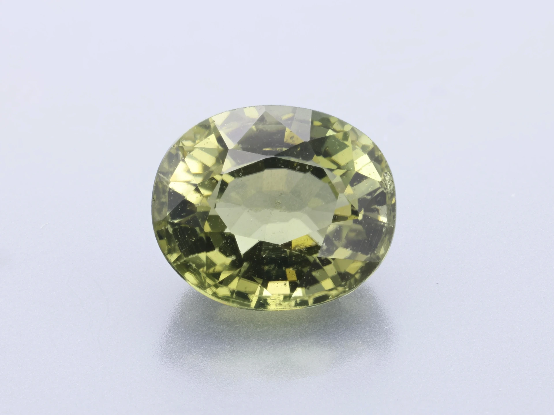 Green Tourmaline 7.35x6.25mm Oval