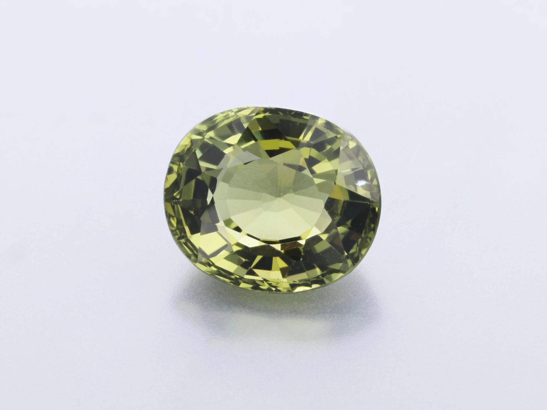 Green Tourmaline 7.35x6.25mm Oval