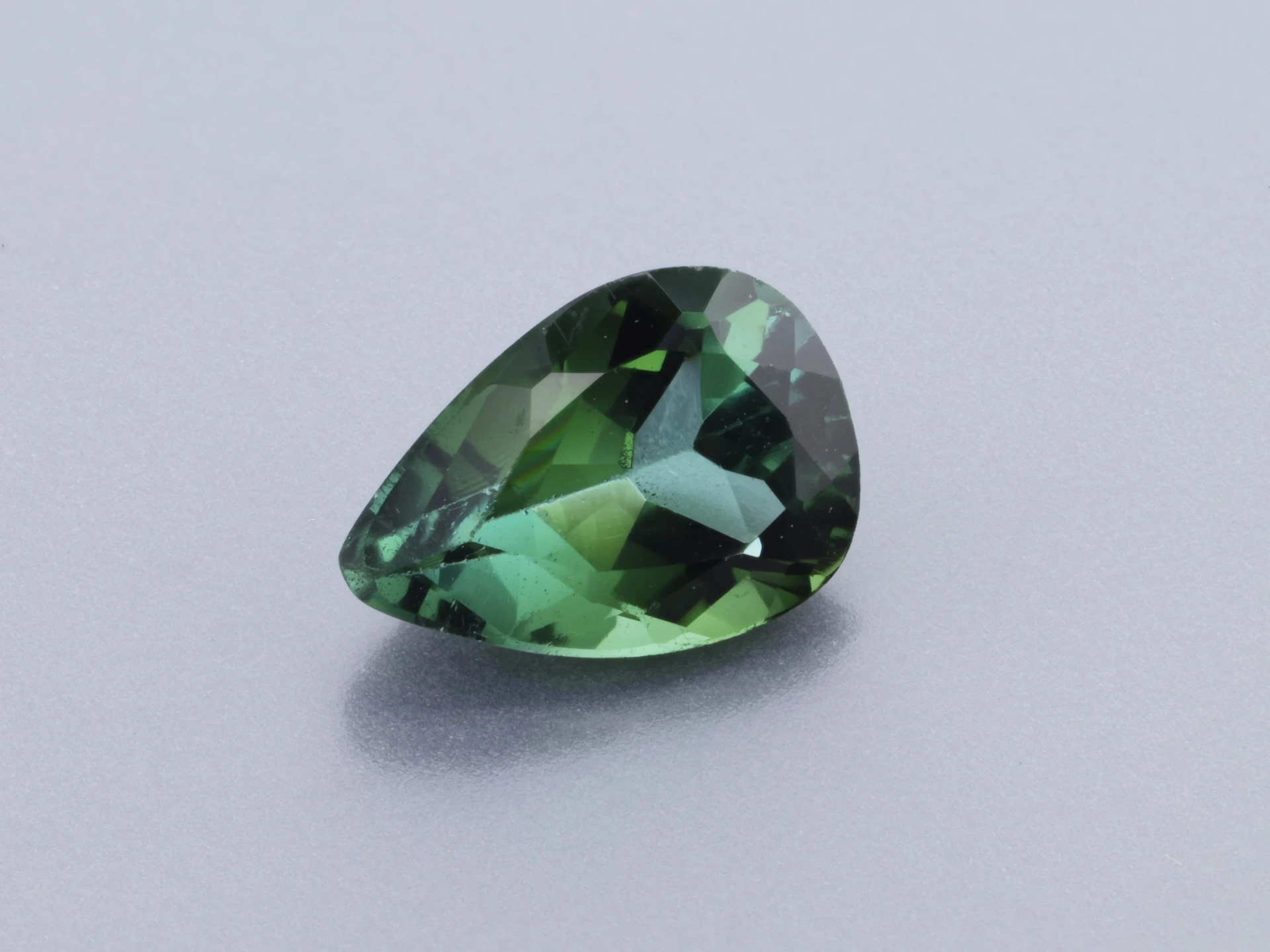 Green Tourmaline 5.8x4.1mm Pear Shape