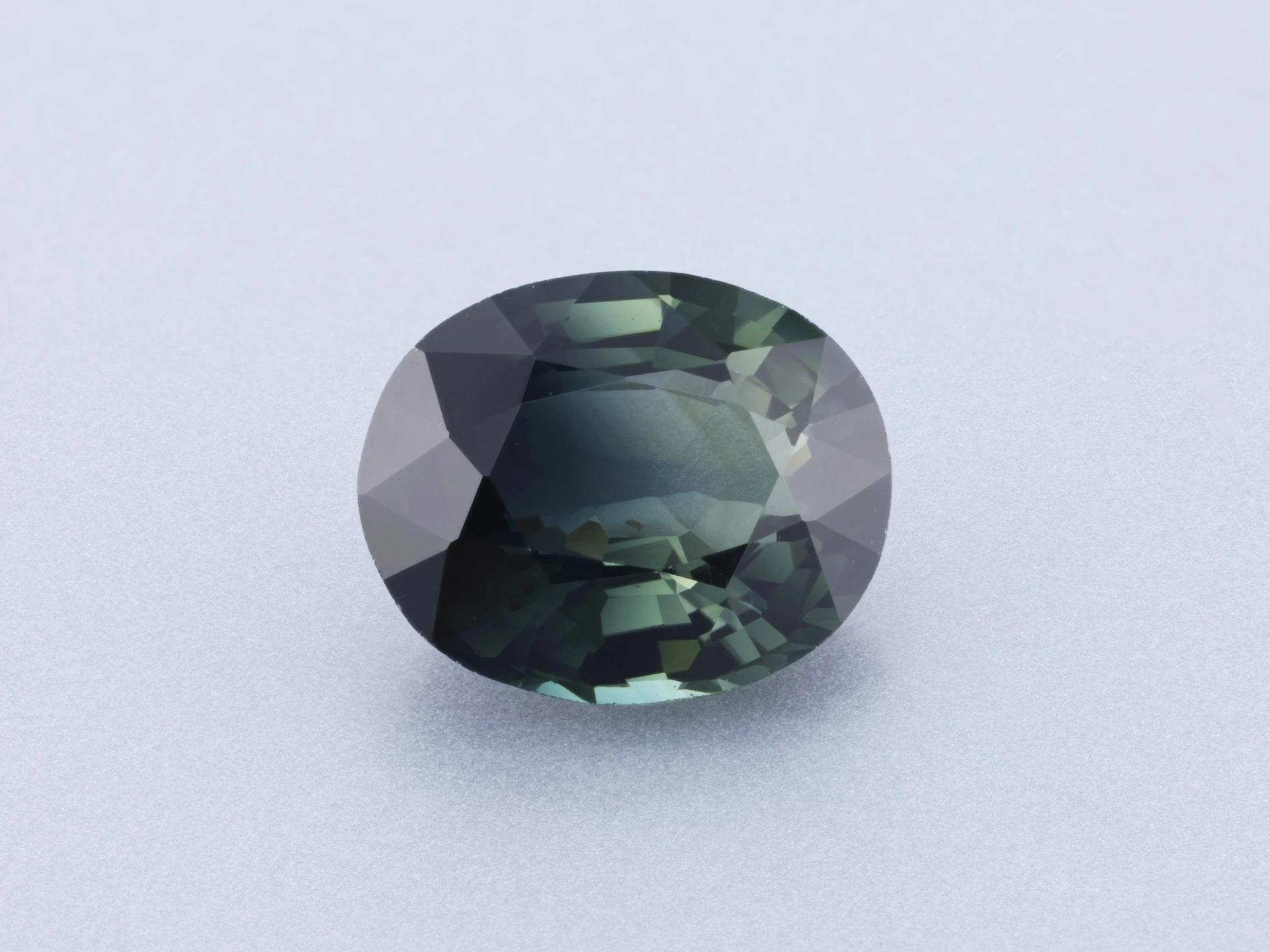 Grey Tourmaline 7.35x6.05mm Oval