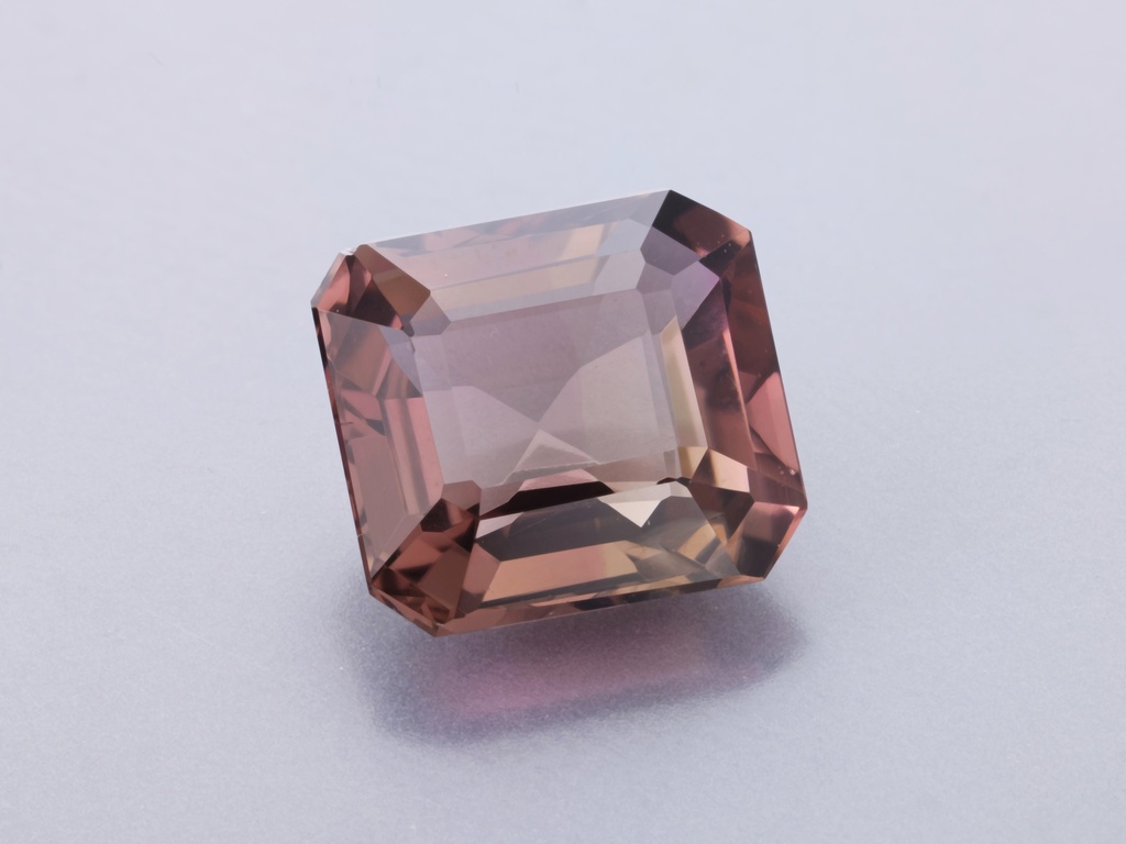 Pink Tourmaline 8.5x7.8mm Emerald Cut