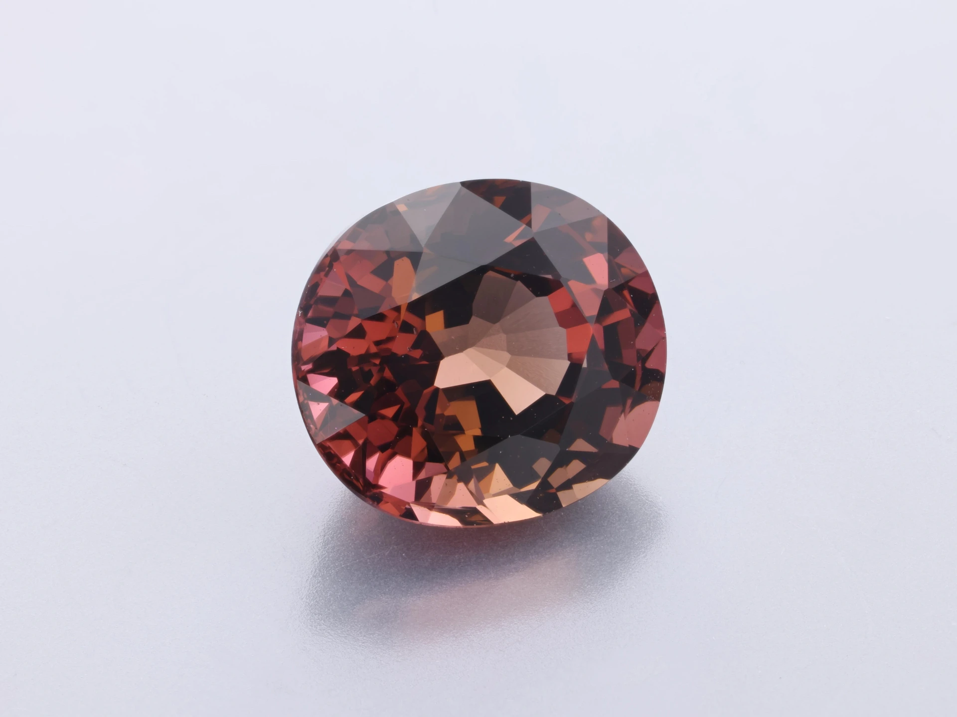 Pink Purple Tourmaline 8.3x7.45mm Oval