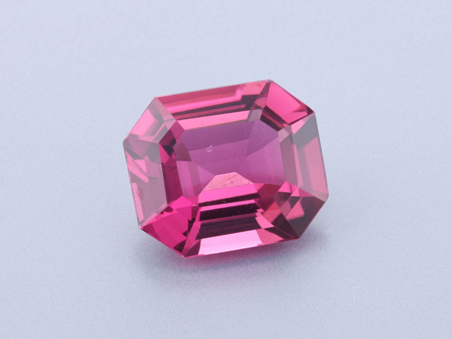 Pink Tourmaline 12x10mm Emerald Cut