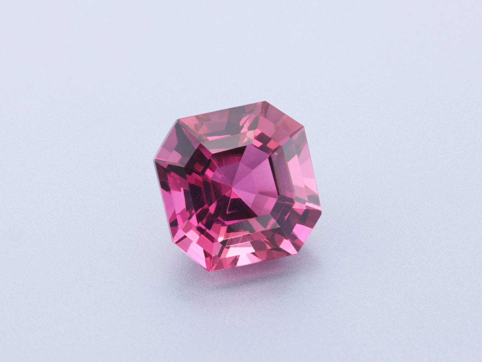 Pink Tourmaline 10.5mm Square Emerald Cut