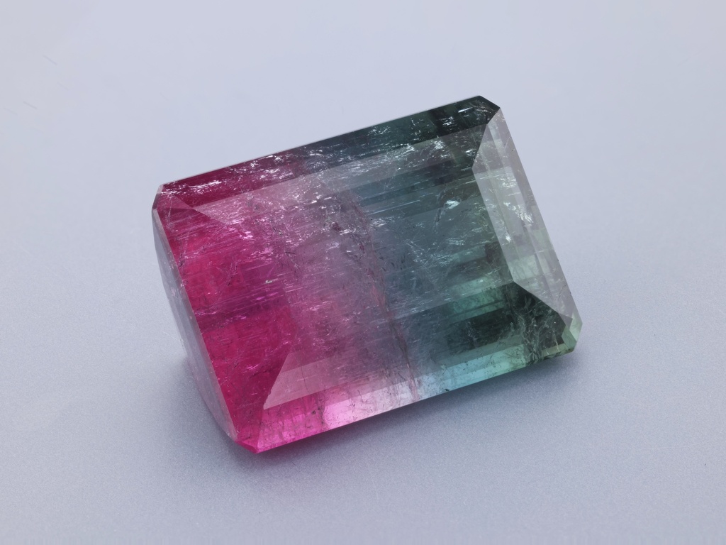 [UMOS2216X2] Watermelon Tourmaline 21.5x15.6mm Emerald Cut
