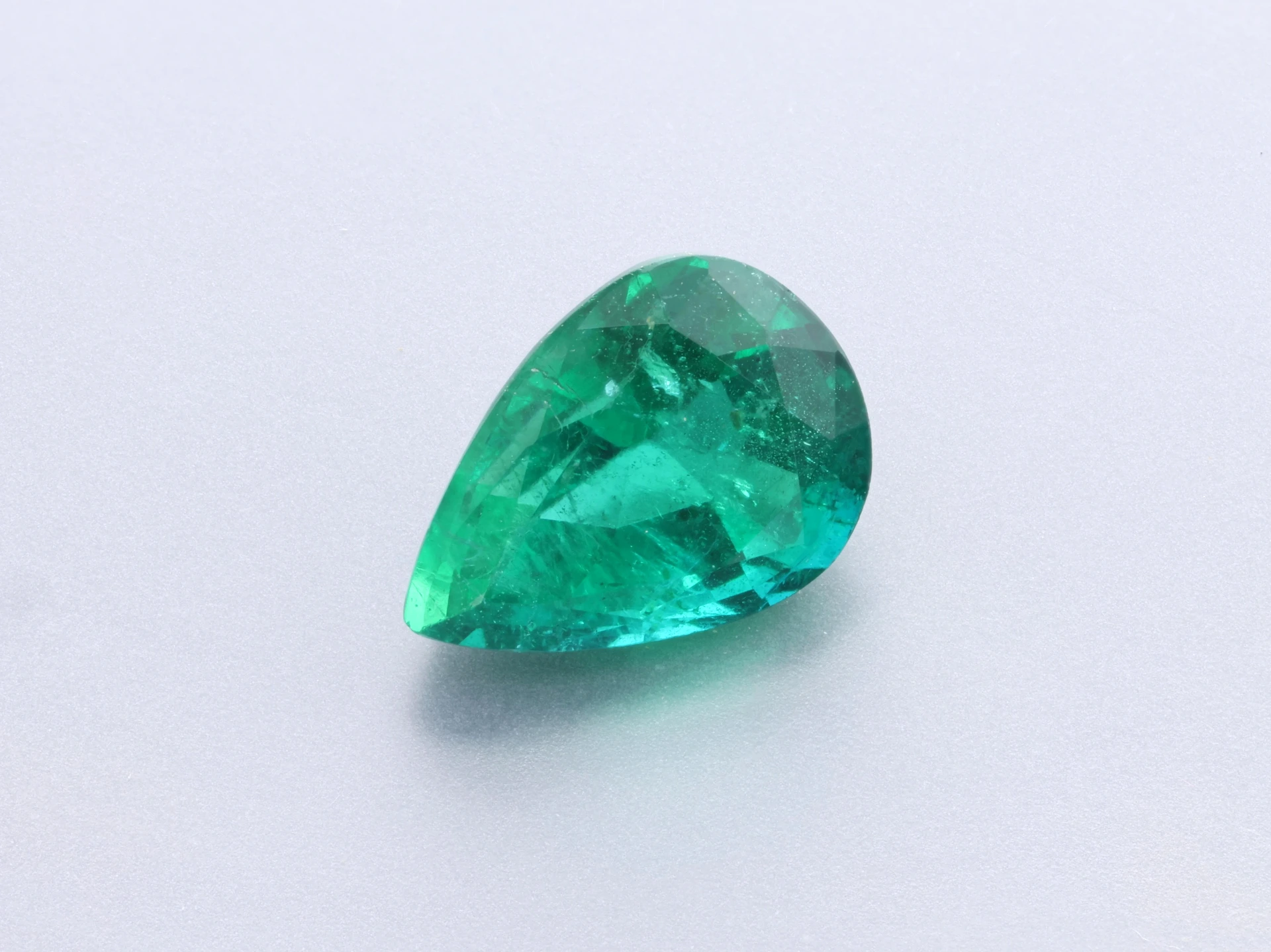 Zambian Emerald 7.8x5.8mm Pear Shape