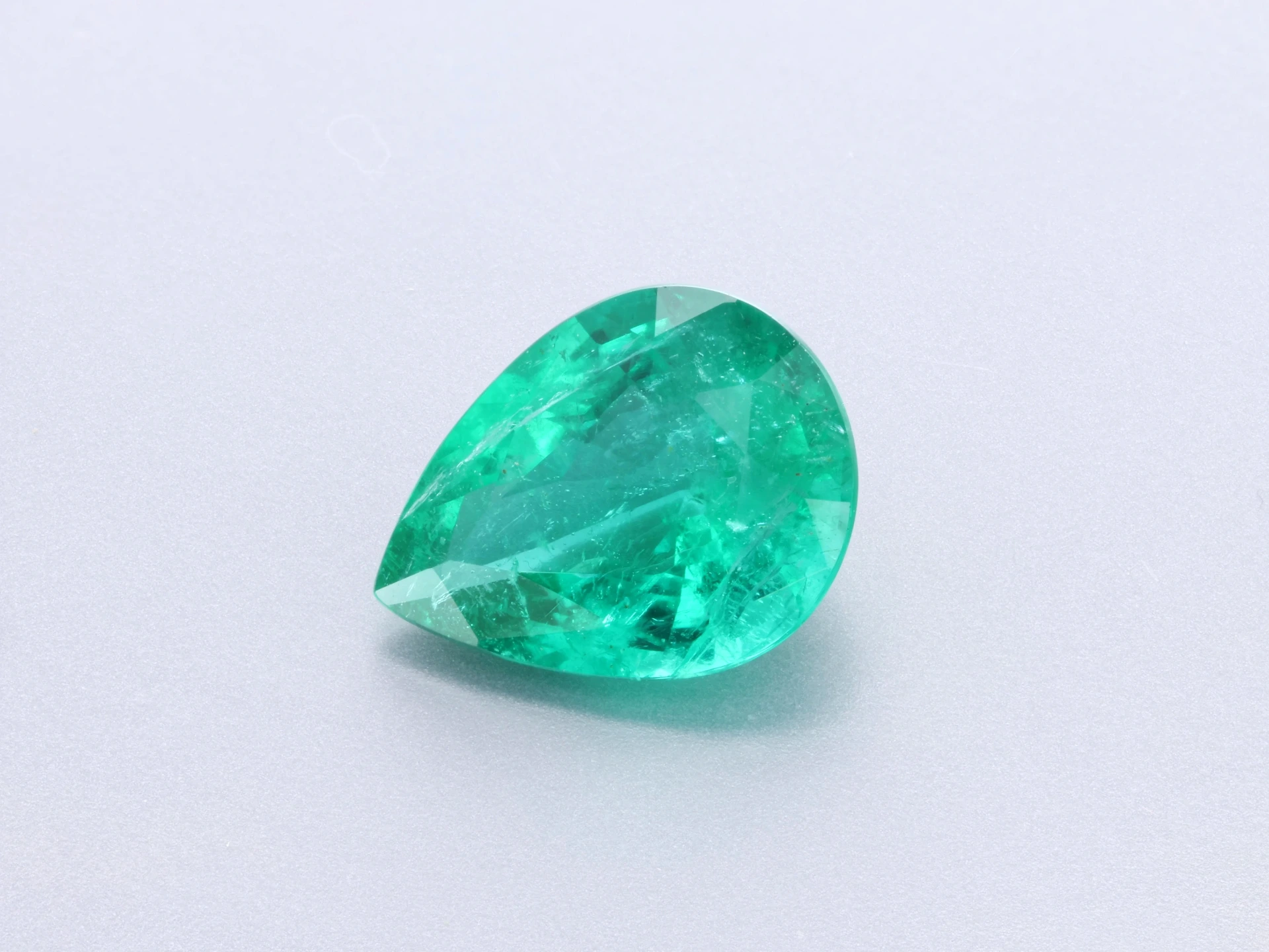 Zambian Emerald 7.9x6mm Pear Shape