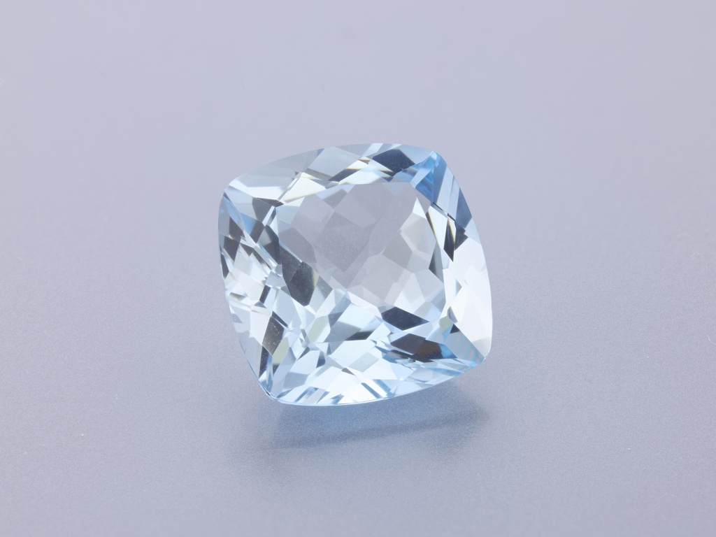 Aquamarine 10mm Square Cushion