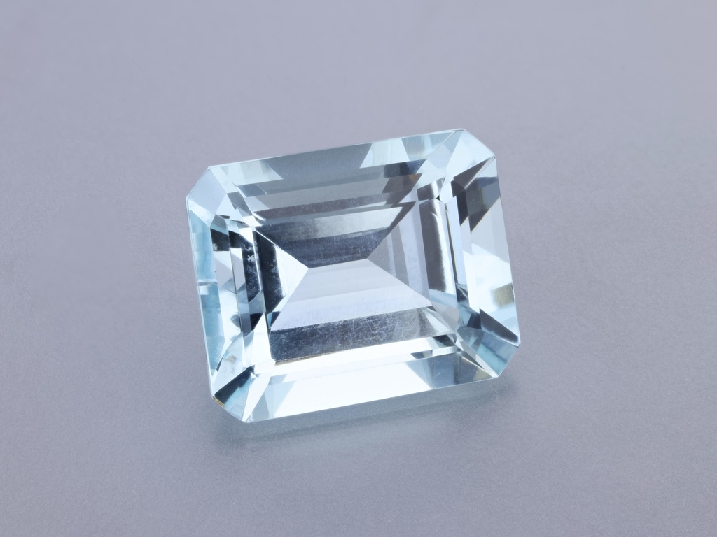 Aquamarine 12x9.8mm Emerald Cut