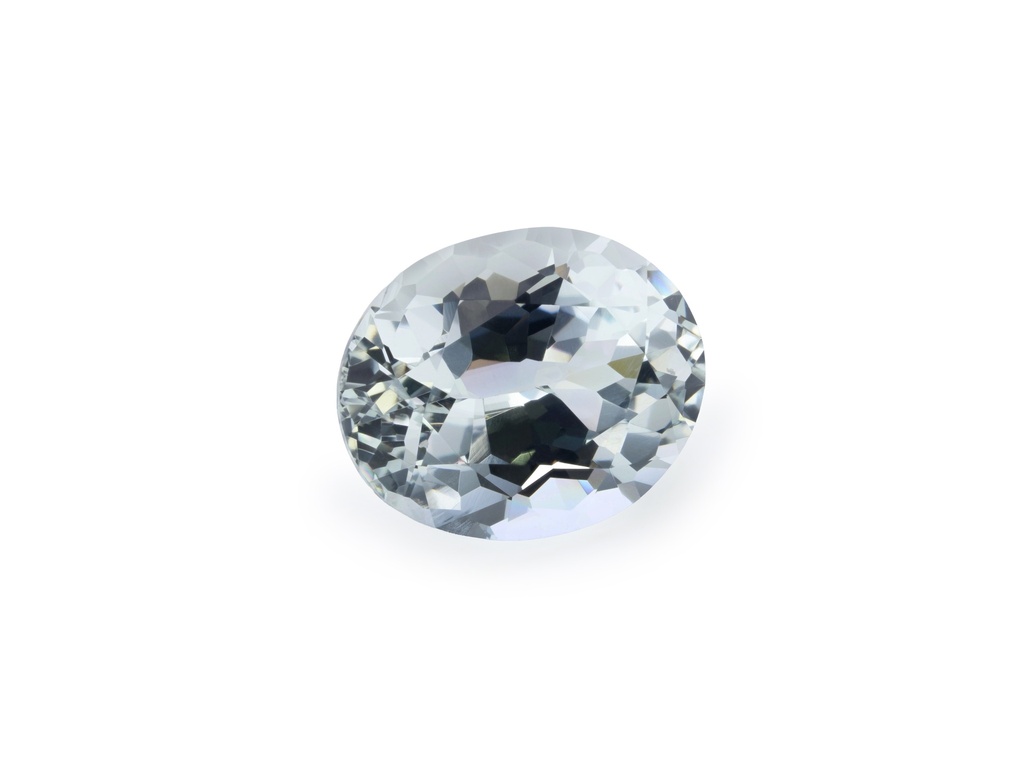 Aquamarine 11.3x9.2mm Oval Light Blue Green
