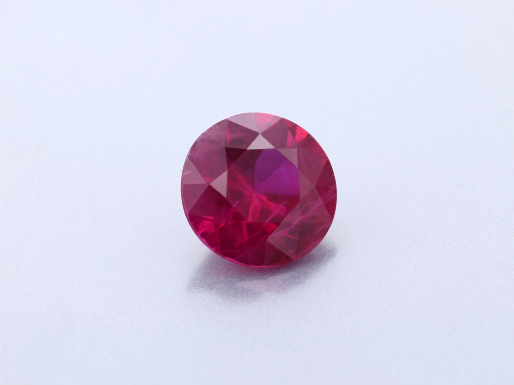 [RRRB0500X1] Ruby 4.90mm Round Bright Red