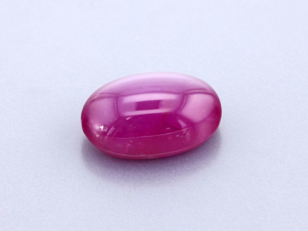[RRVC1006X1] Star Ruby 9.8x6.2mm Oval Cabochon
