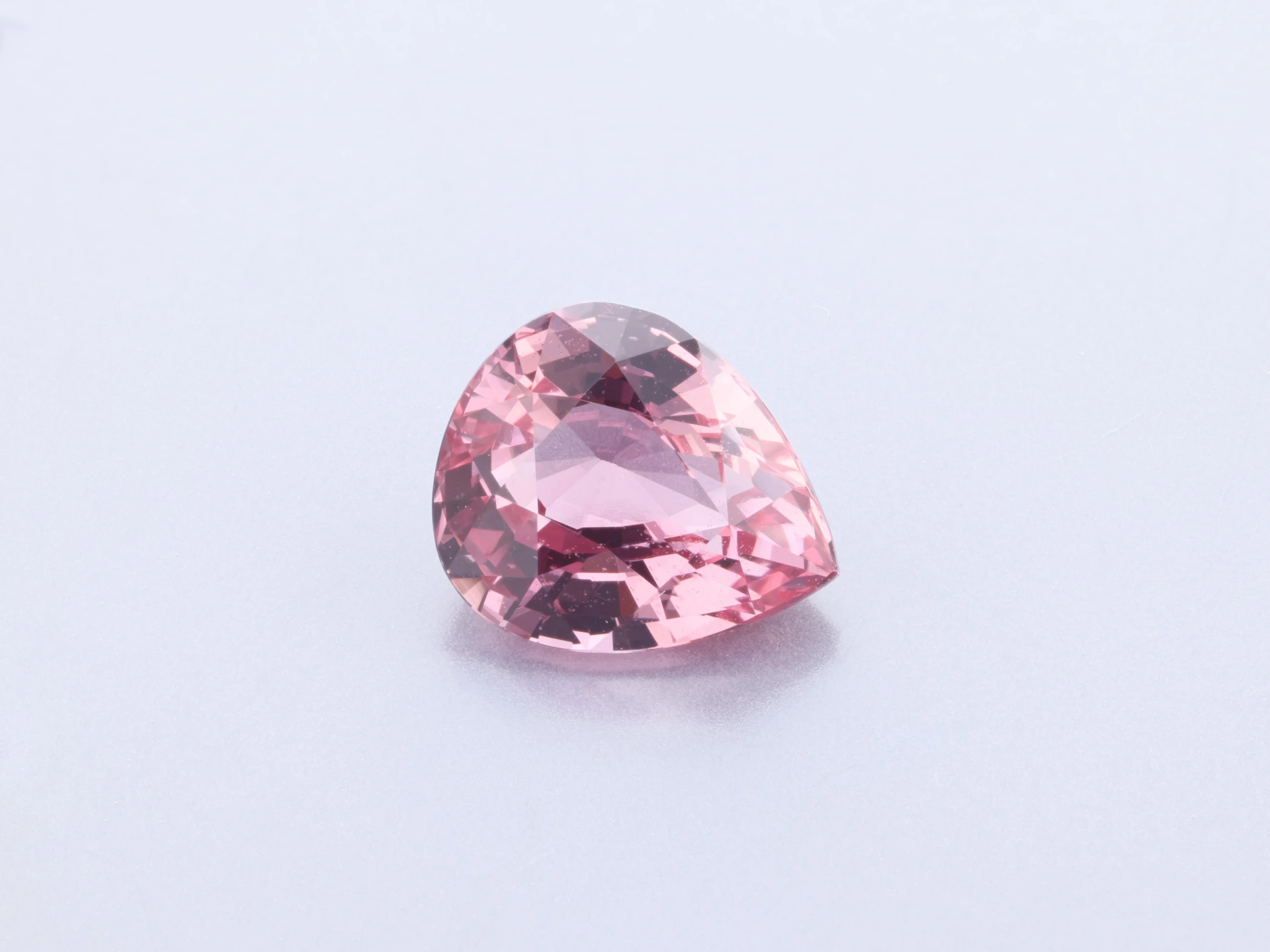 Padparadscha Sapphire 7.0x5.9mm Pear Shape UNHEATED