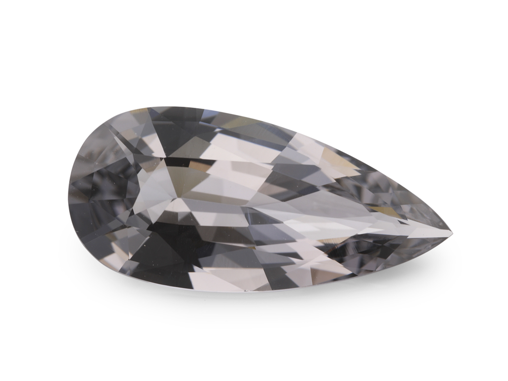 Spinel 16.1x7.6mm Pear Shape Grey