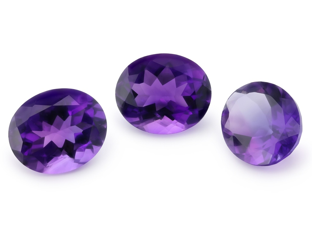Amethyst 12x10mm Oval Dark