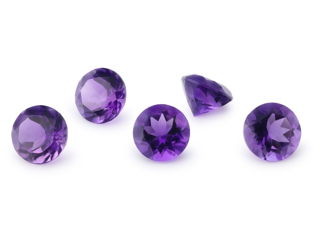Amethyst 8.00mm Round Dark