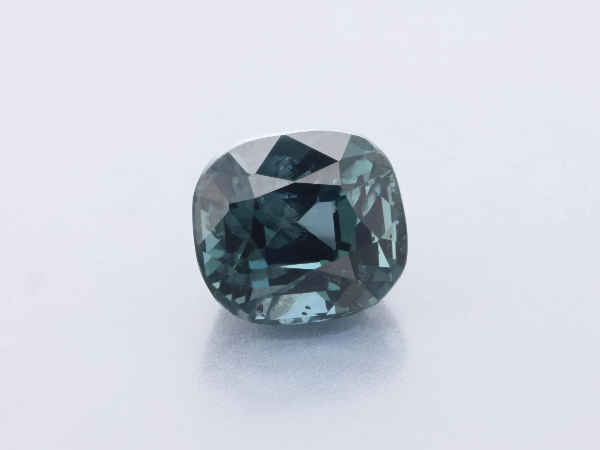 Sapphire 5.6x5.05mm Cushion Teal