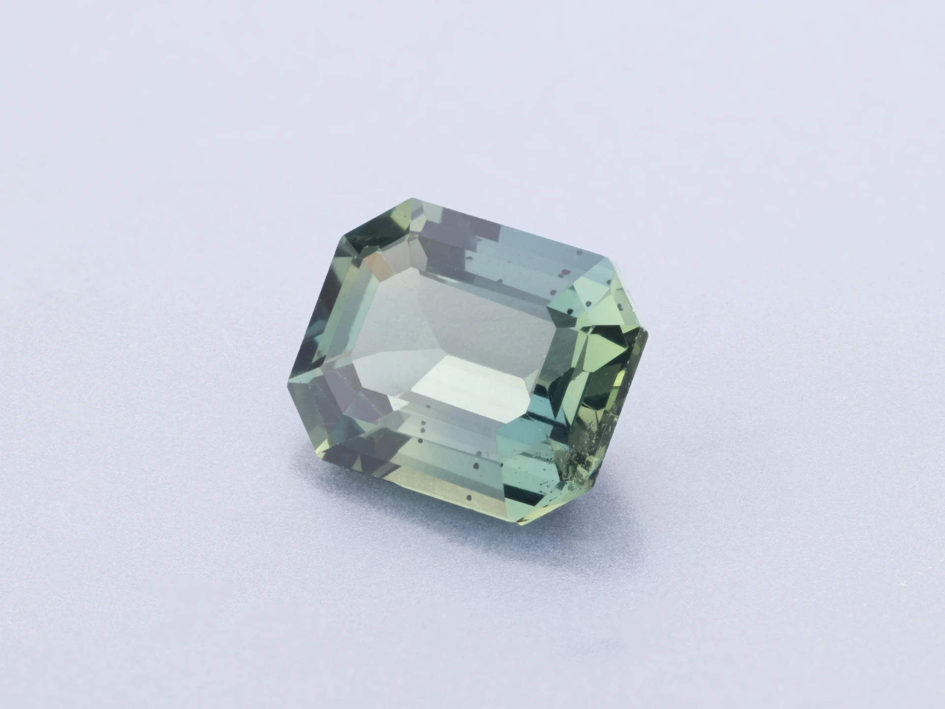 Sapphire 6.2x5.1mm Emerald Cut Teal