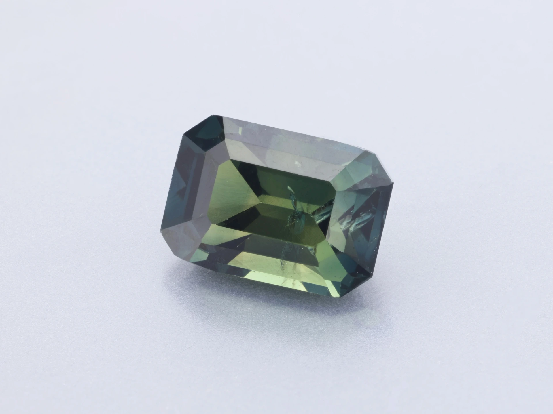 Sapphire 6.45x4.5mm Emerald Cut Teal