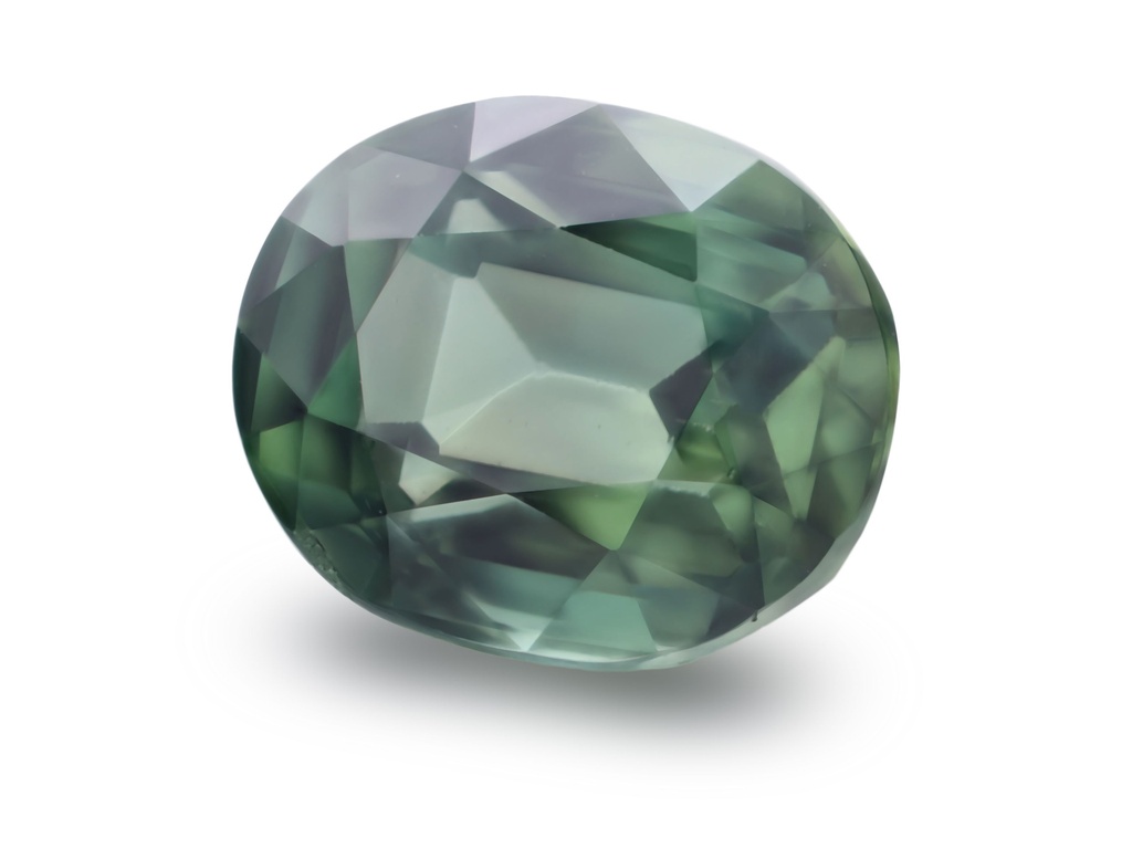 Green Sapphire 7x5.7mm Oval