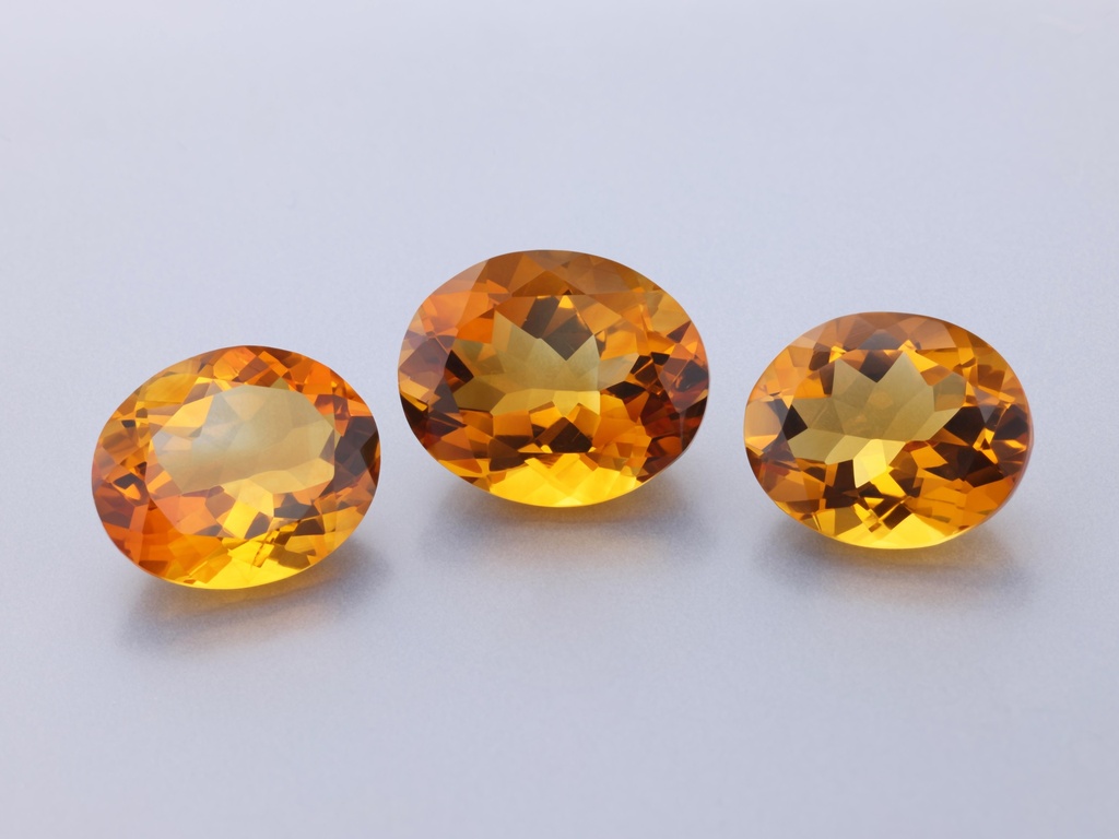Citrine 11x9mm Oval Dark