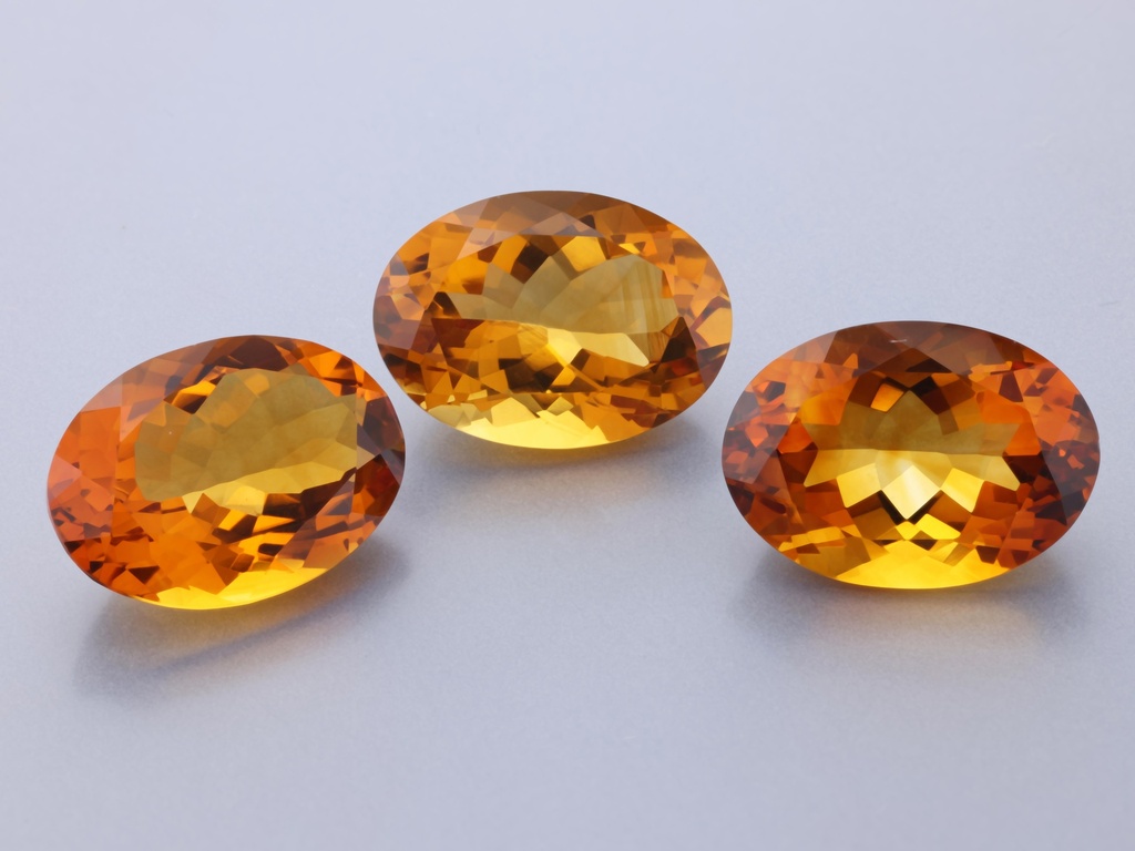 Citrine 14x10mm Oval Dark