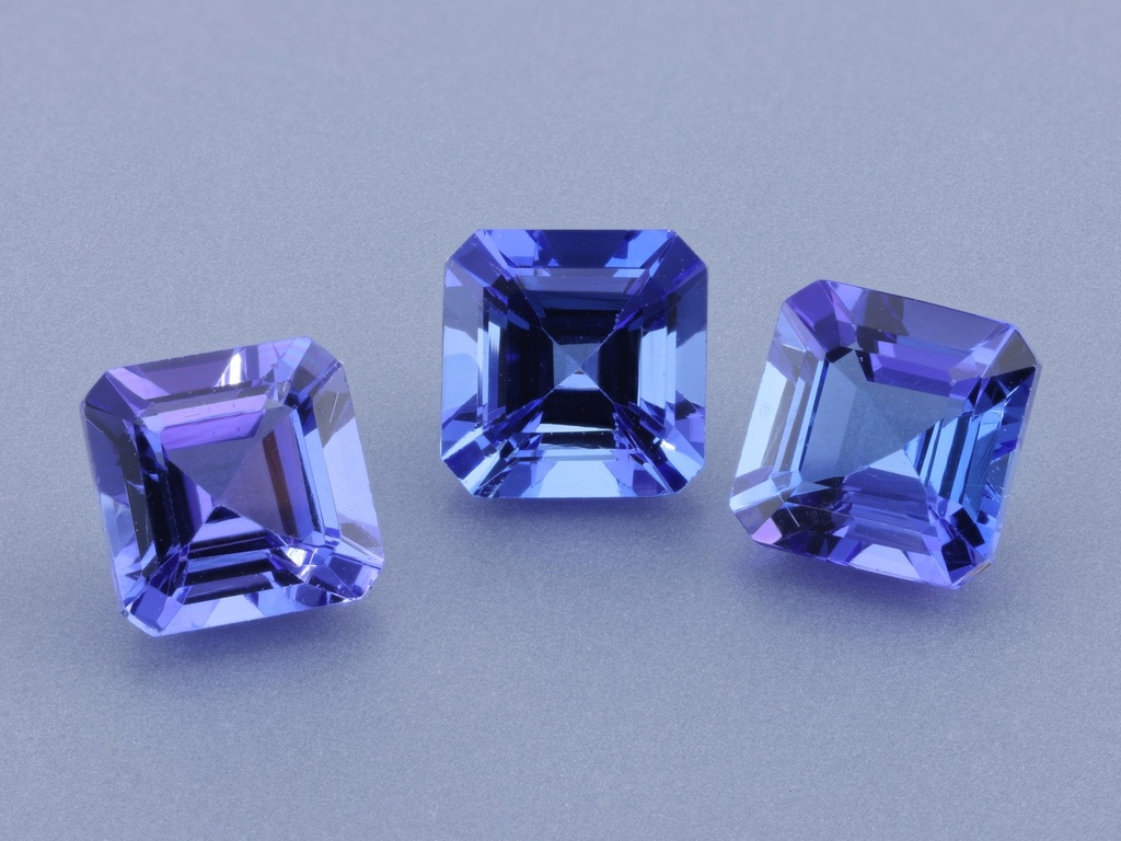 Tanzanite 5.00mm Square Emerald Cut