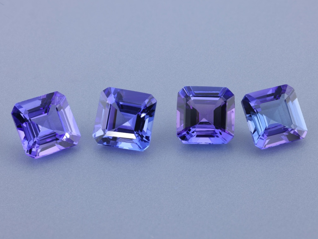 Tanzanite 6.00mm Square Emerald Cut