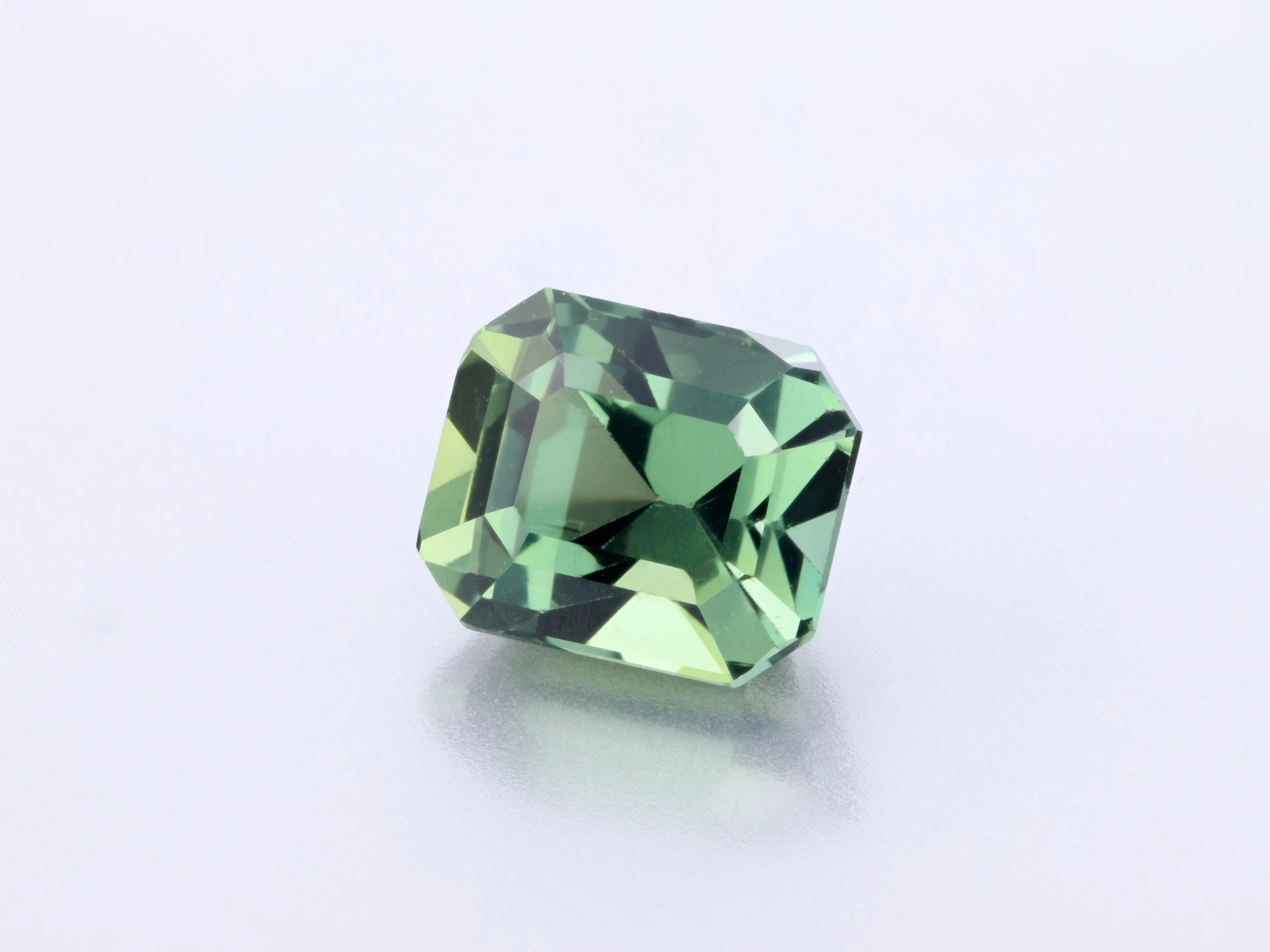 Sapphire 5.65x4.75mm Emerald Cut Teal