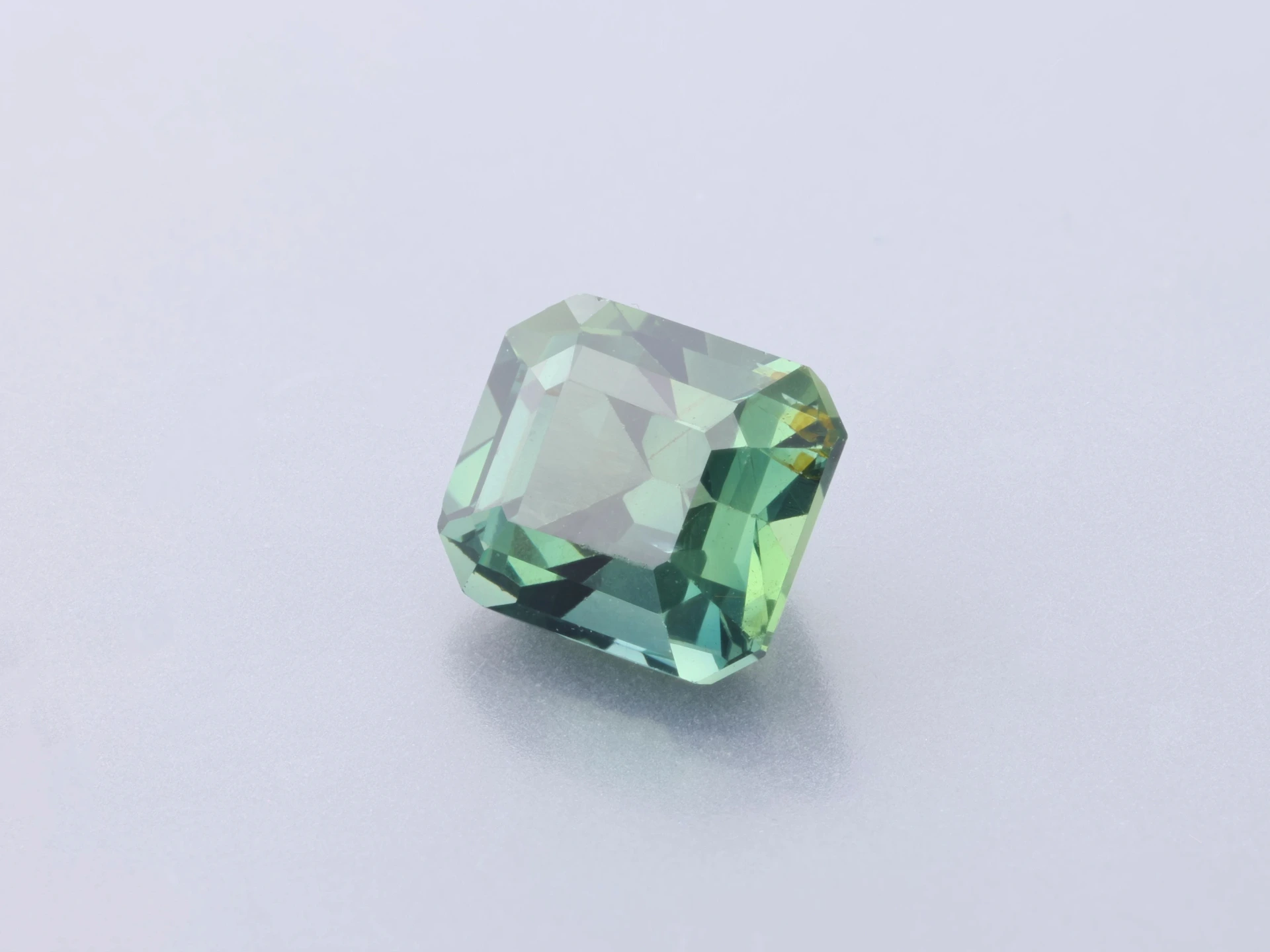 Sapphire 5.45x4.85mm Emerald Cut Teal