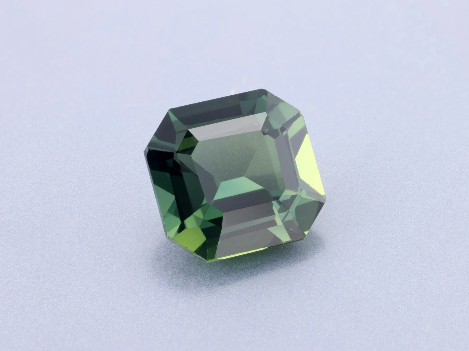 Sapphire 6x5.7mm Emerald Cut Teal