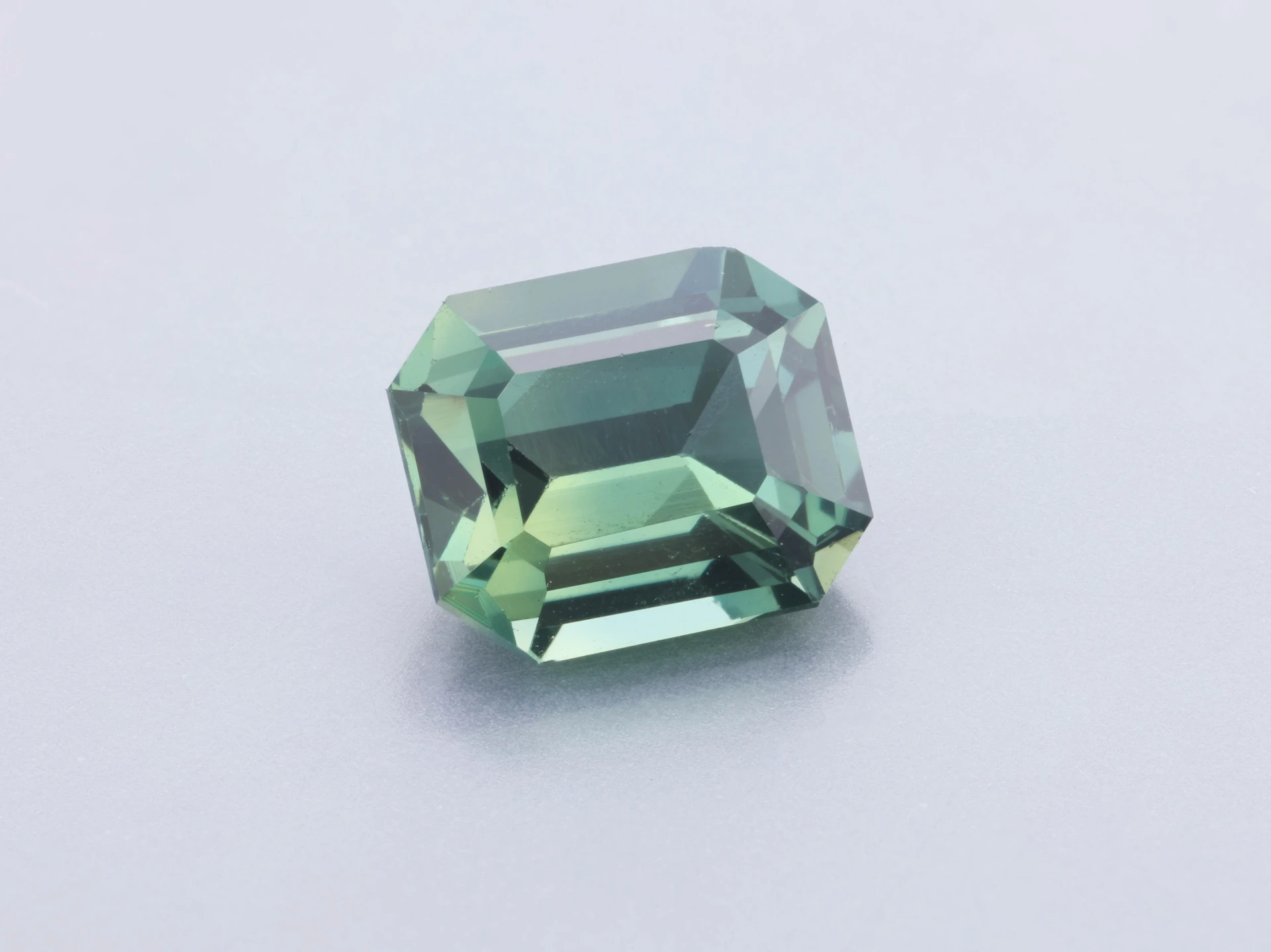Sapphire 6.2x5.25mm Emerald Cut Teal