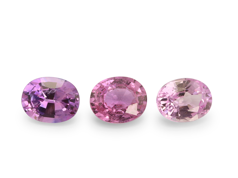 Pink Sapphire 5x4mm Oval Light