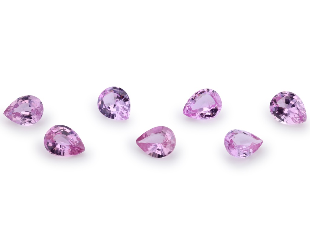 [SPPB0504B] Pink Sapphire 5x4mm Pear Shape Light
