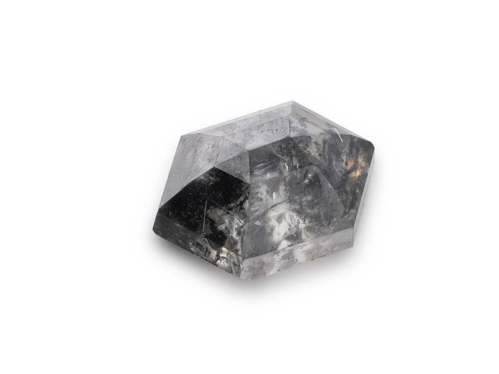 [DMFR0604X3] Salt & Pepper Diamond 6.1x4.1mm Hexagon Rose Cut