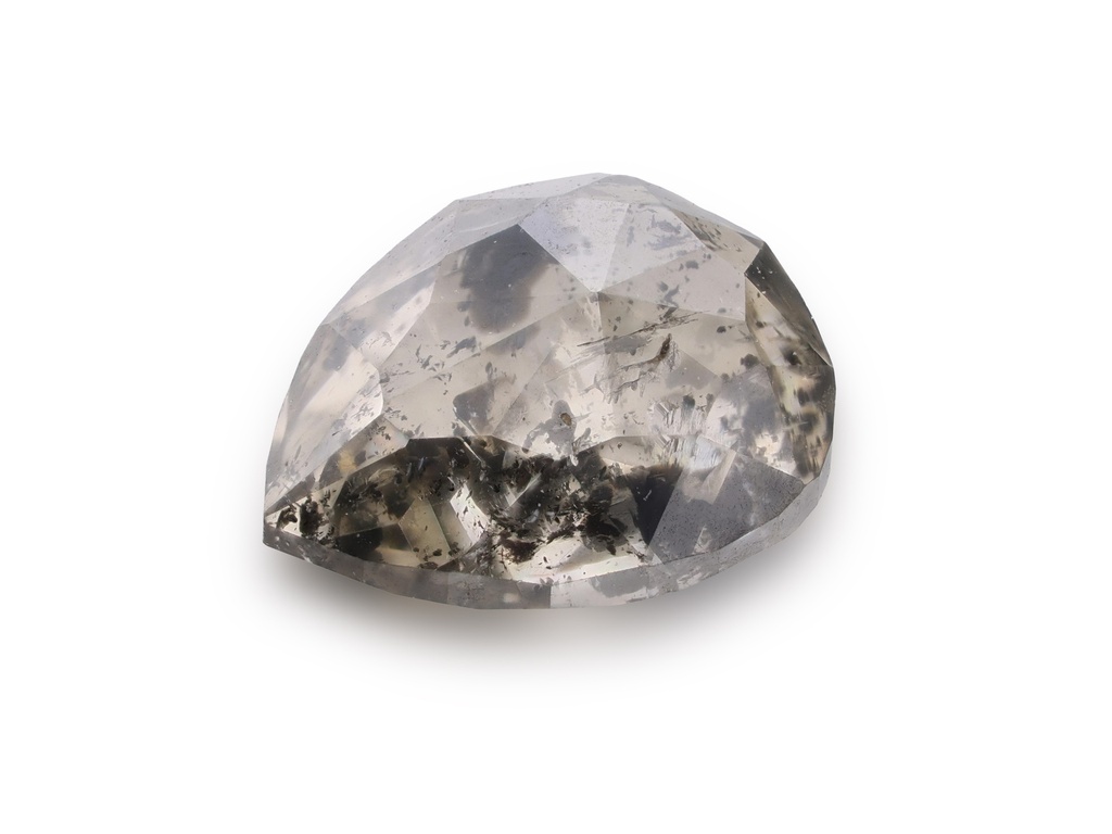 [DMPR0605X2] Salt & Pepper Diamond 6x4.8mm Pear Shape