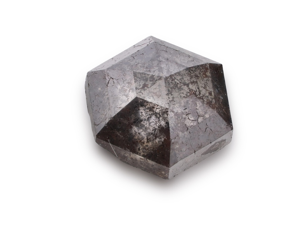 [DMFR0605X1] Salt & Pepper Diamond 5.8x5.2mm Hexagon Rose Cut