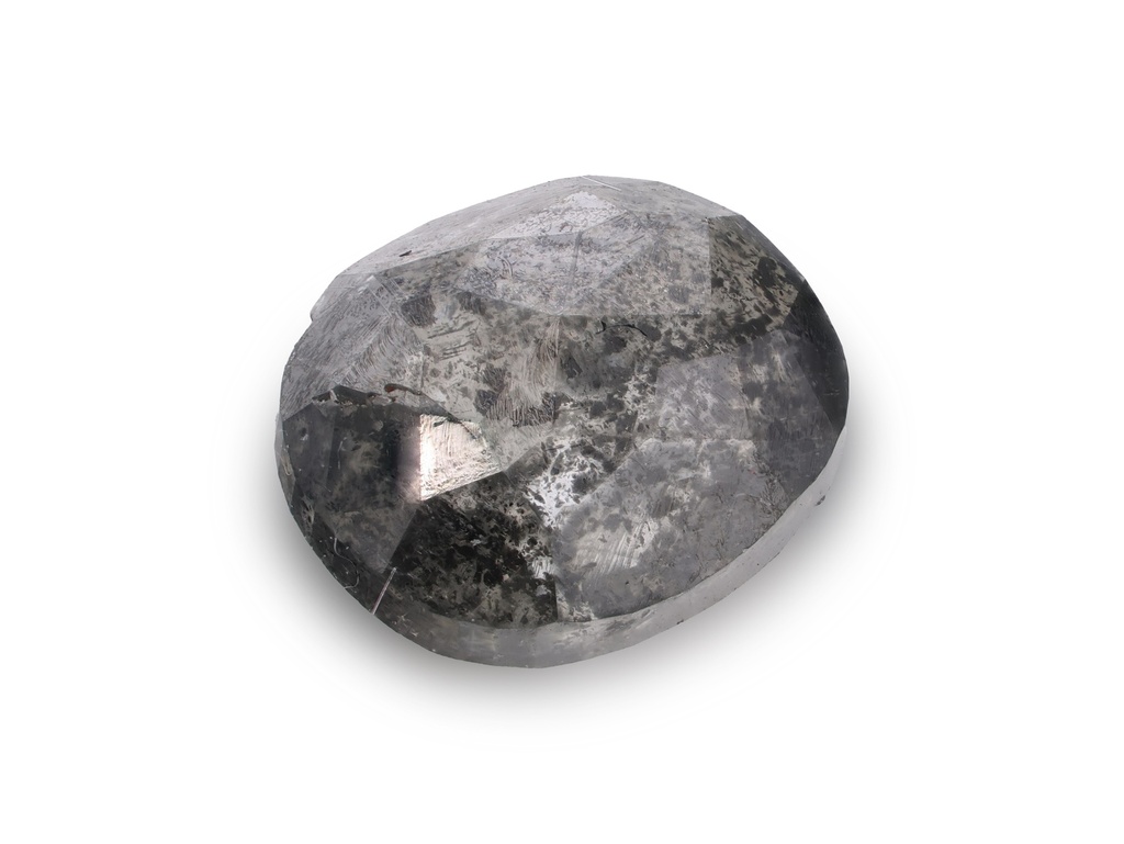 [DMVR0605X1] Salt & Pepper Diamond 5.4x4.7mm Oval Rose Cut