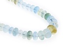 Beryl Multicolour 6-11mm Polished Rondelle Graduated