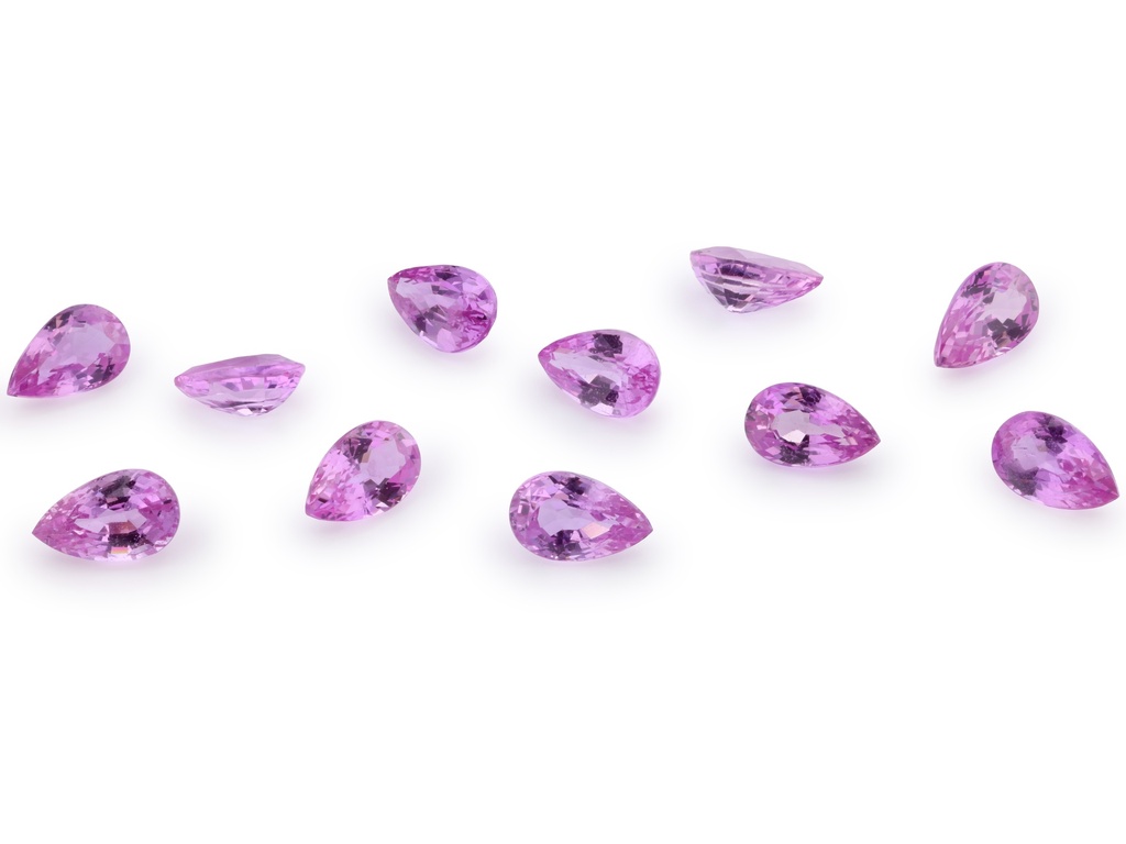 Pink Sapphire 5x3mm Pear Shape Mid