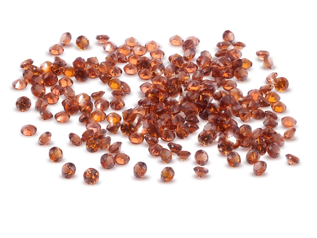Almandine Garnet 1.50mm Round Diamond Cut