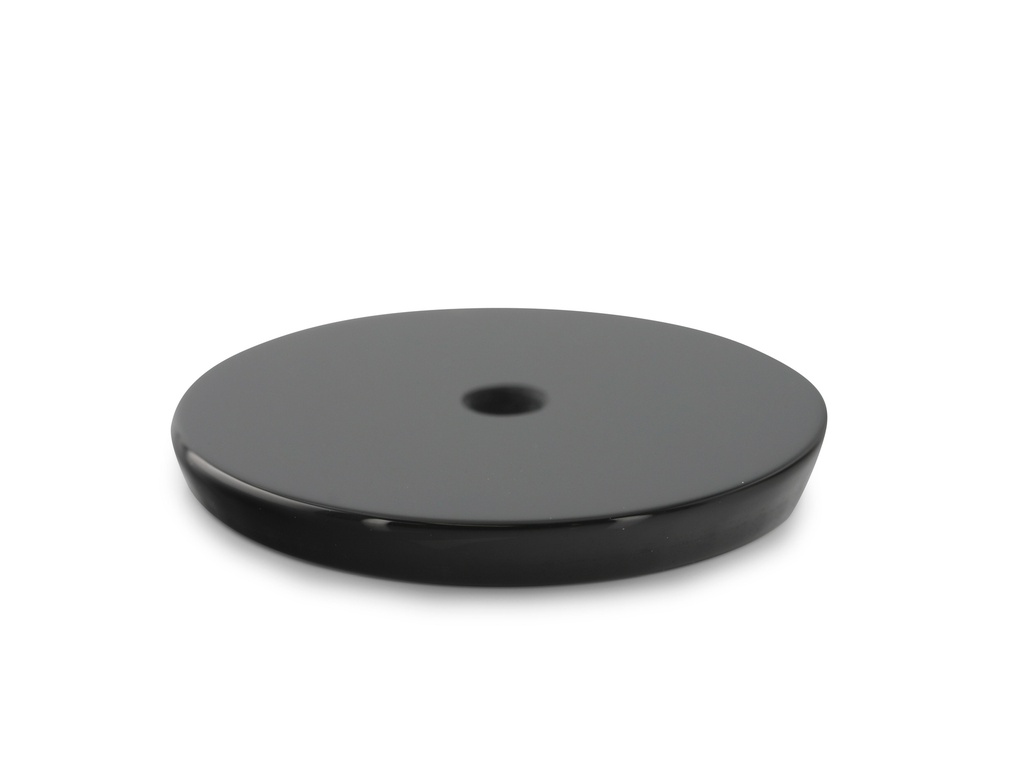 Onyx 20mm Flat Disc Single Hole Drilled